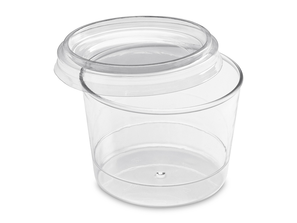 MOULIPACK - VERRINE TRANSPARENTE BODEGA Ø 83 MM HT 60 MM - 25 CL - AVEC COUVERCLE - 30PCS