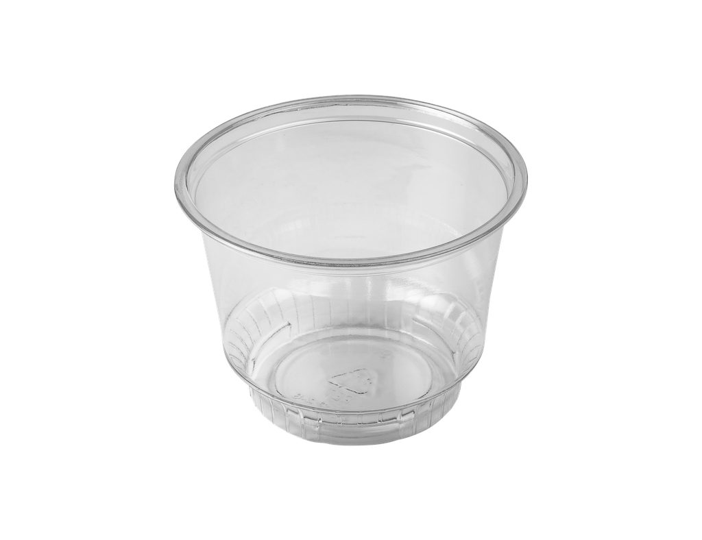 MOULIPACK - POT/COUPE À DESSERT EN PLASTIQUE TRANSPARENT - 8 OZ - 245 ML - Ø 92 MM HT 66 MM - 50 PCS