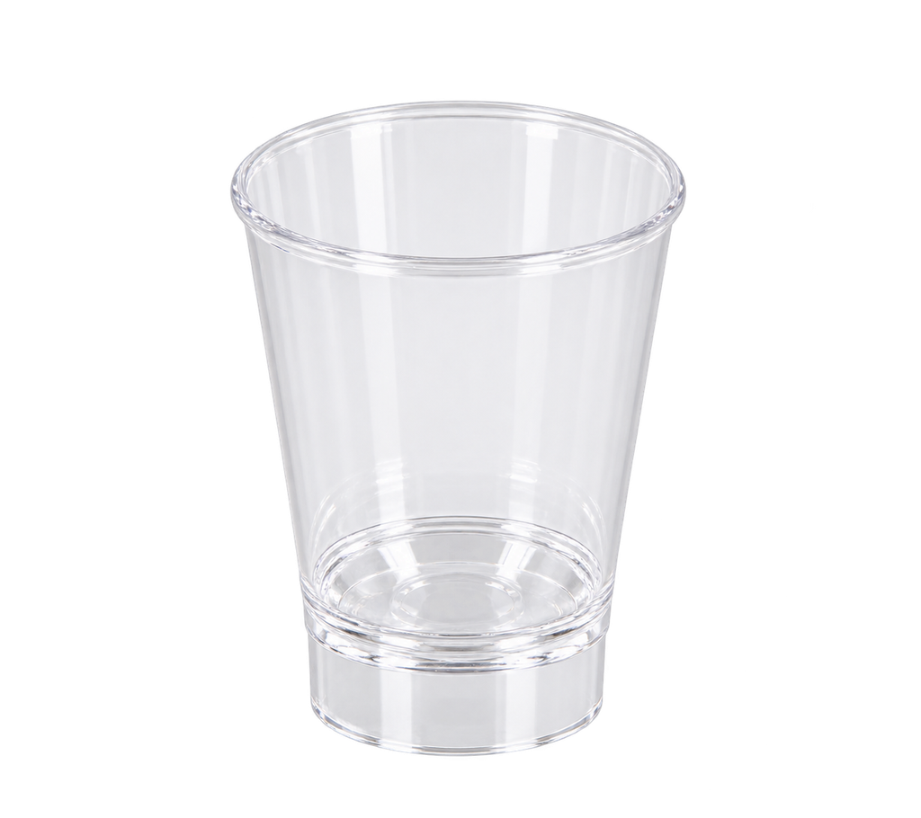 MOULIPACK - ELONGATED TRANSPARENT VERRINE - Ø 50 MM - HEIGHT 65 MM - 6 CL - 30 PCS