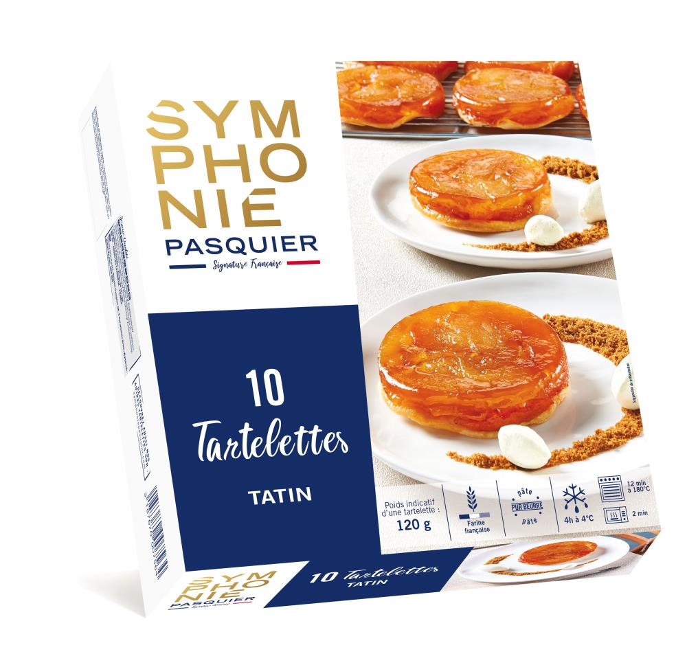 ❄️PASQUIER 756 TARTELETTE TATIN 120G X 10 PCES 4 BOITES