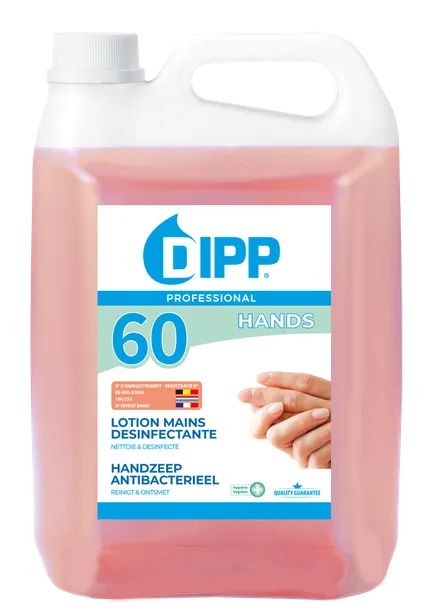 DIPP 60  SAVON MAINS DÉSINFECTANT 5 L