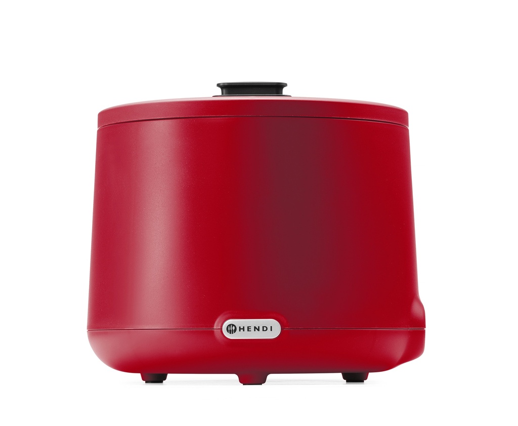 HENDI - UNIQ MARMITE À SOUPE ROUGE - 8L 500W 230V