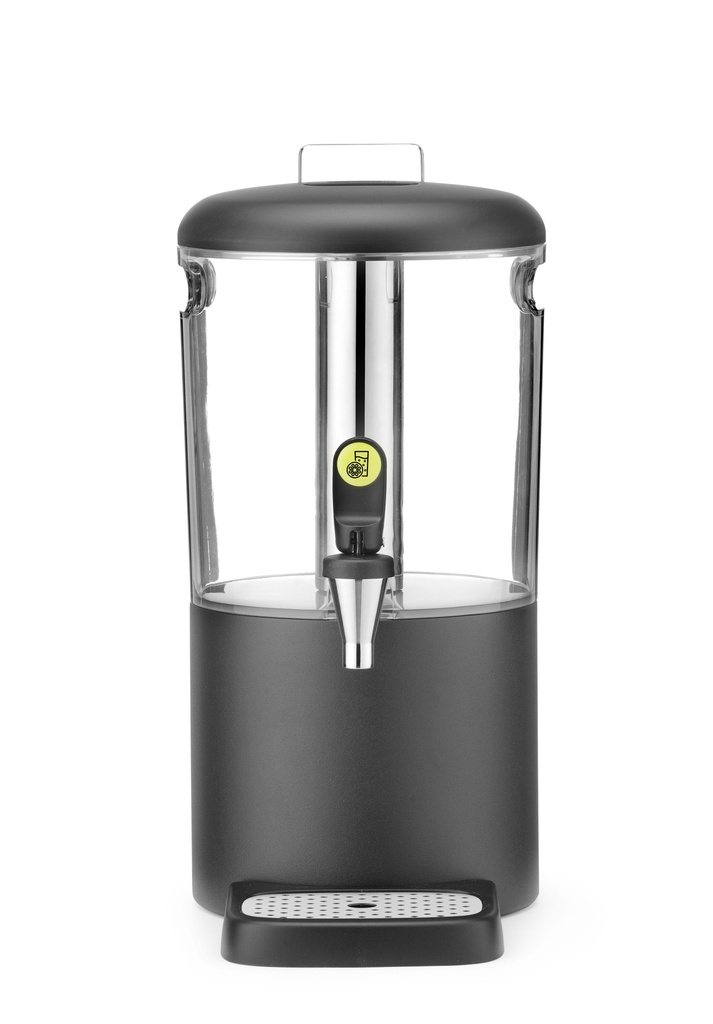 HENDI - UNIQ ZWARTE DRANKENDISPENSER - 4L - 31,5 × 21,1CM - H 43,1CM