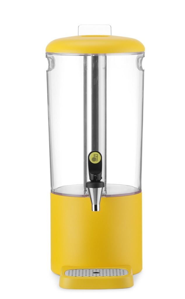 HENDI - UNIQ DISTRIBUTEUR DE BOISSONS JAUNE - 8 L 31,8 x 21,6CM HT 53,2CM