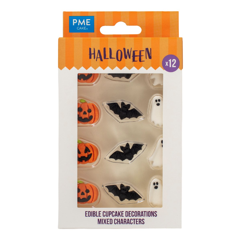 PME - MIX DECORS EN SUCRE HALLOWEEN - 12PCS