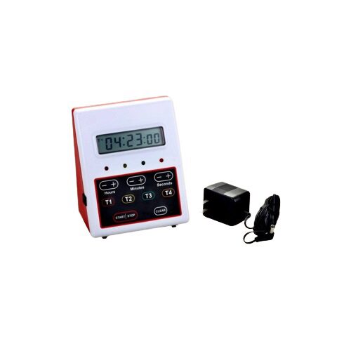 JUMBO DIGITAL 4-TIME TIMER BATTERY AND MAINS