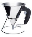 KWIK MINI ENTONNOIR PISTON INOX 0.8L A/SUPPORT