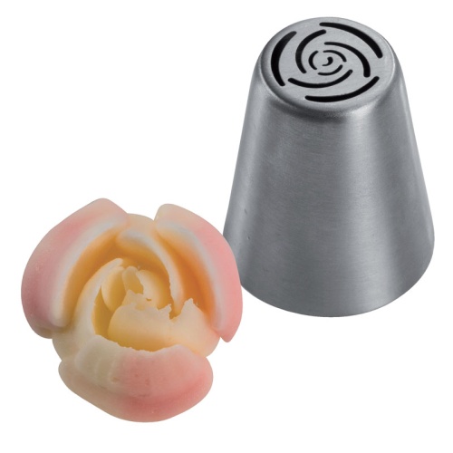 DOUILLE DE GLACAGE INOX A PETITE ROSE BX0017