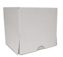 BOITE A GATEAUX BLANCHE 17X10X10 CM  FOST+INCLUS 100 PIECES