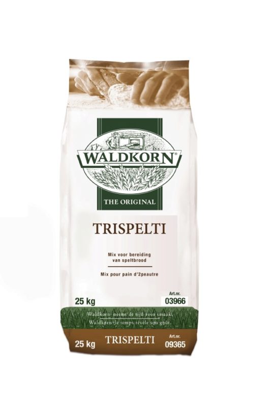 WALDKORN 3966 TRISPELTI MIX 100% SPELBROOD 25KG