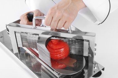 INOX TOMATENSNIJDER SNIJDIKTE 5MM MANUEEL=STUK