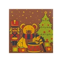 088073 PCB PRINTED SHEETS AT THE FOOT OF THE TREE FOR SQUARE CARDS AND BAGS 24PCS ***ON ORDER***