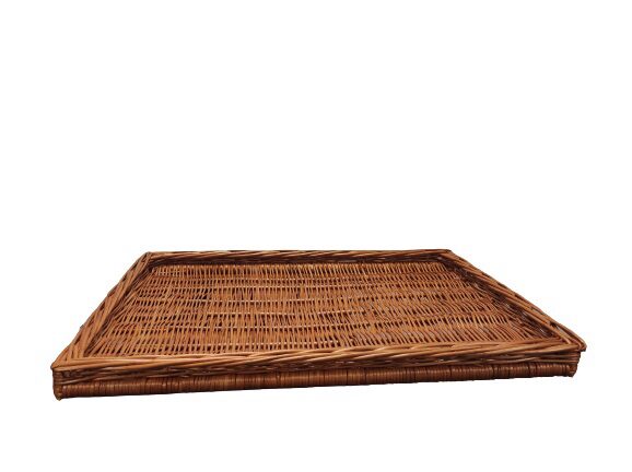 LOW WICKER BASKET 60X40XH4CM