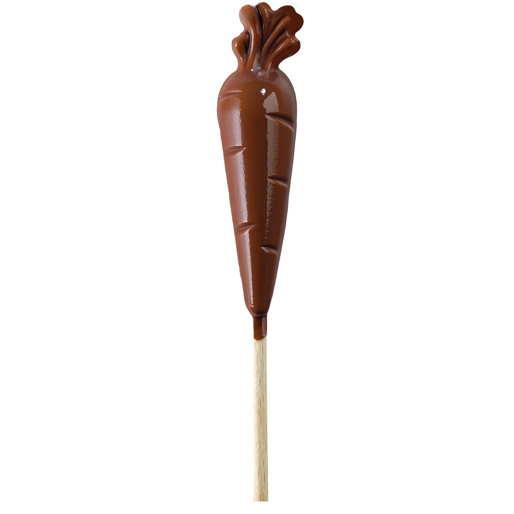 088262 PCB CARROT LOLLIPOP BLISTERS 45 PRINTS 8.5X2.9CM AND 9 STICKS ***ON ORDER***