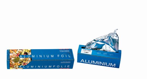 ECONO ALUMINUM FOIL ROLL 45CM X 150M 11MY DISPENSER