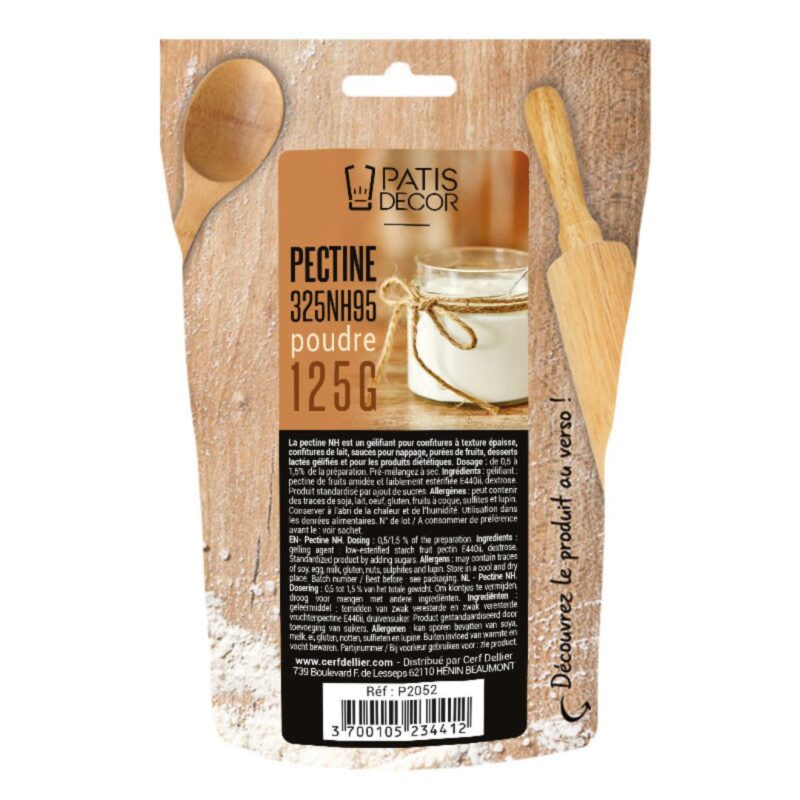 PATISDECOR PECTINE NH 125GR=POT