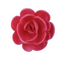 RG04 GROOT ROOS HOSTIE DONKER ROZE 50MM 36 STUKENS