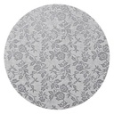 ZILVER VIERKANT PLAAT DIAM 45CM=STUK FOST+ INCLUDED