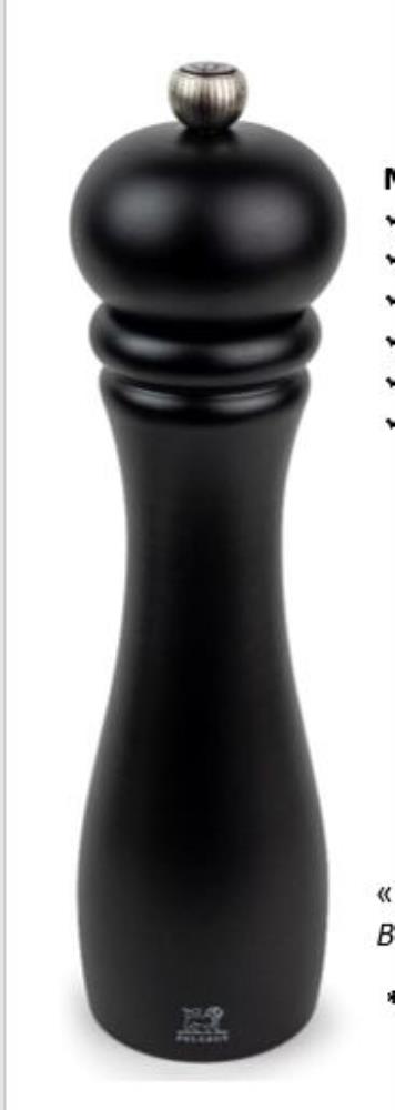 PEUGEOT CHECKMATE NOIR MAT MS 25CM