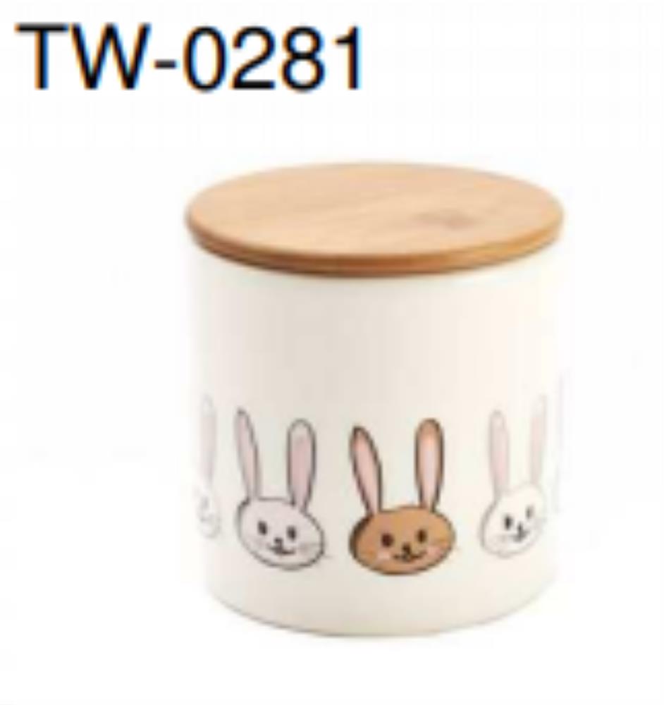 +BOÎTE À PROVISIONS H 11 LAPIN LILOU ROSEDIAM 10,5 X H 11