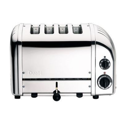 DUALIT TOASTER "CLASSIC" 4 SLICES POLISHED STAINLESS STEEL - 2200W