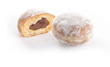 ❄️DAUPHINE 5001178-4242001 MINI CHOCOLATE HAZELNUT DOUGHNUTS 105 X 25GR