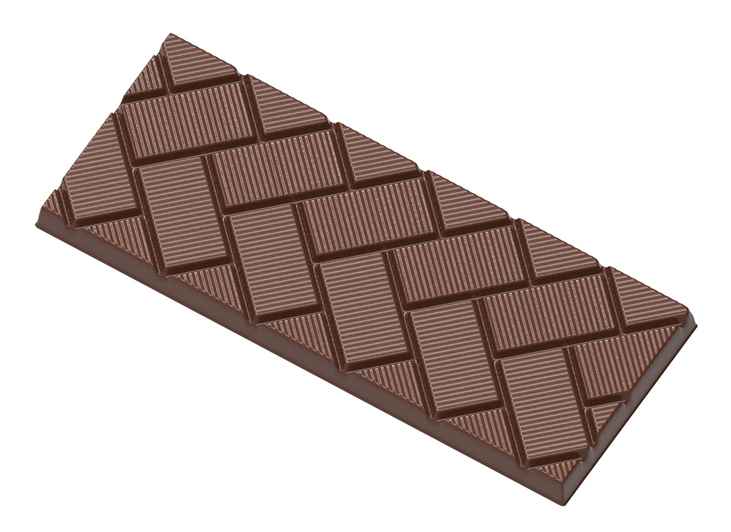 CHOCOLADEVORM TABLET SCHUINE BLOKJES CW245313.5X27.5CM * 1X4 *74GR