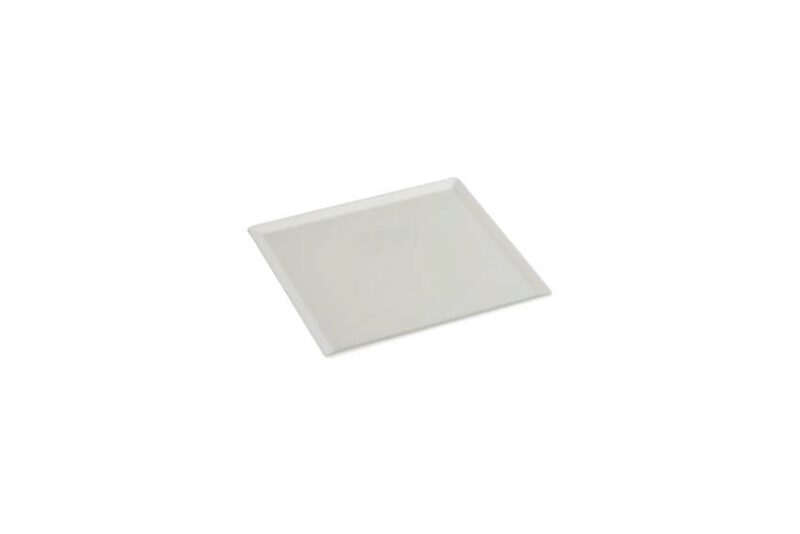 WHITE PLEXI TRAY “SMOKE” 20X20CM H5MM
