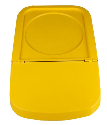 40L YELLOW INGREDIENTS CONTAINER LID 43 X 73 CM