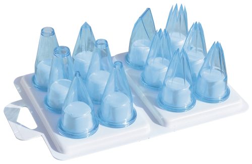 SET OF 12 ASSORTED PVC NOZZLE BLUE/BT APPRENTICE