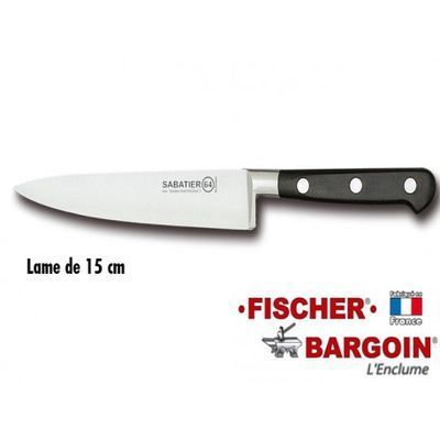 FISCHER SABATIER 64 KEUKEN 15CM VERSTEK ROESTVRIJ STAAL 3 KLINKNAGELS 241-15