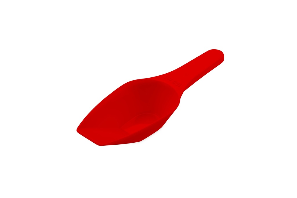 RED PLASTIC MEASURING SCOOP 26CM 250ML