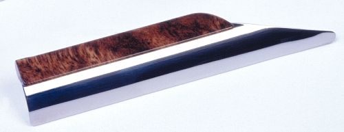 BRON RAMASSE MIETTES EN INOX BORD BOIS