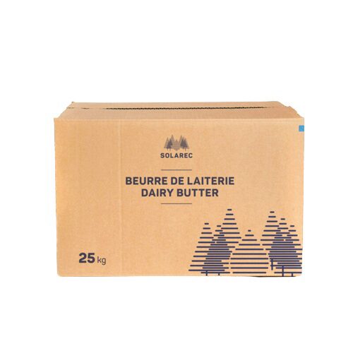 SOLAREC BEURRE BELGE 82% BLOC DE 25KG