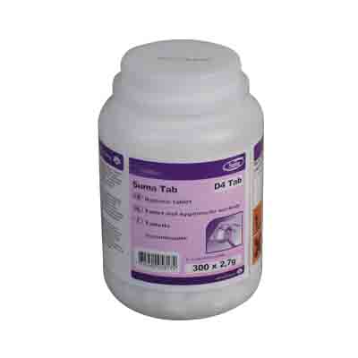SUMA D4 CHLOORTABLETTEN DESINFECTIEMIDDEL 300 STUKS = POTJE