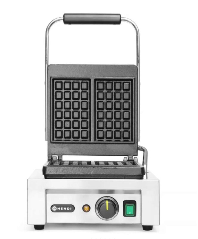 HENDI WAFFELIJZER 4X6 LUIK-1500W 33X43.7XH25.1CM