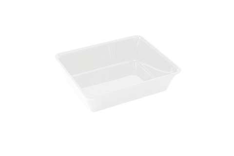 LINEOPLUS PLAT BLANC 1/2-80   26.5X32.5X8CM