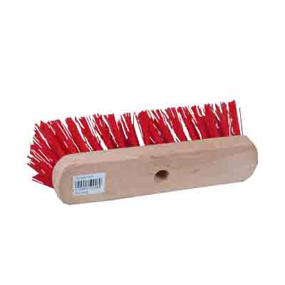 BROSSE DE RUE 30CM ROUGE