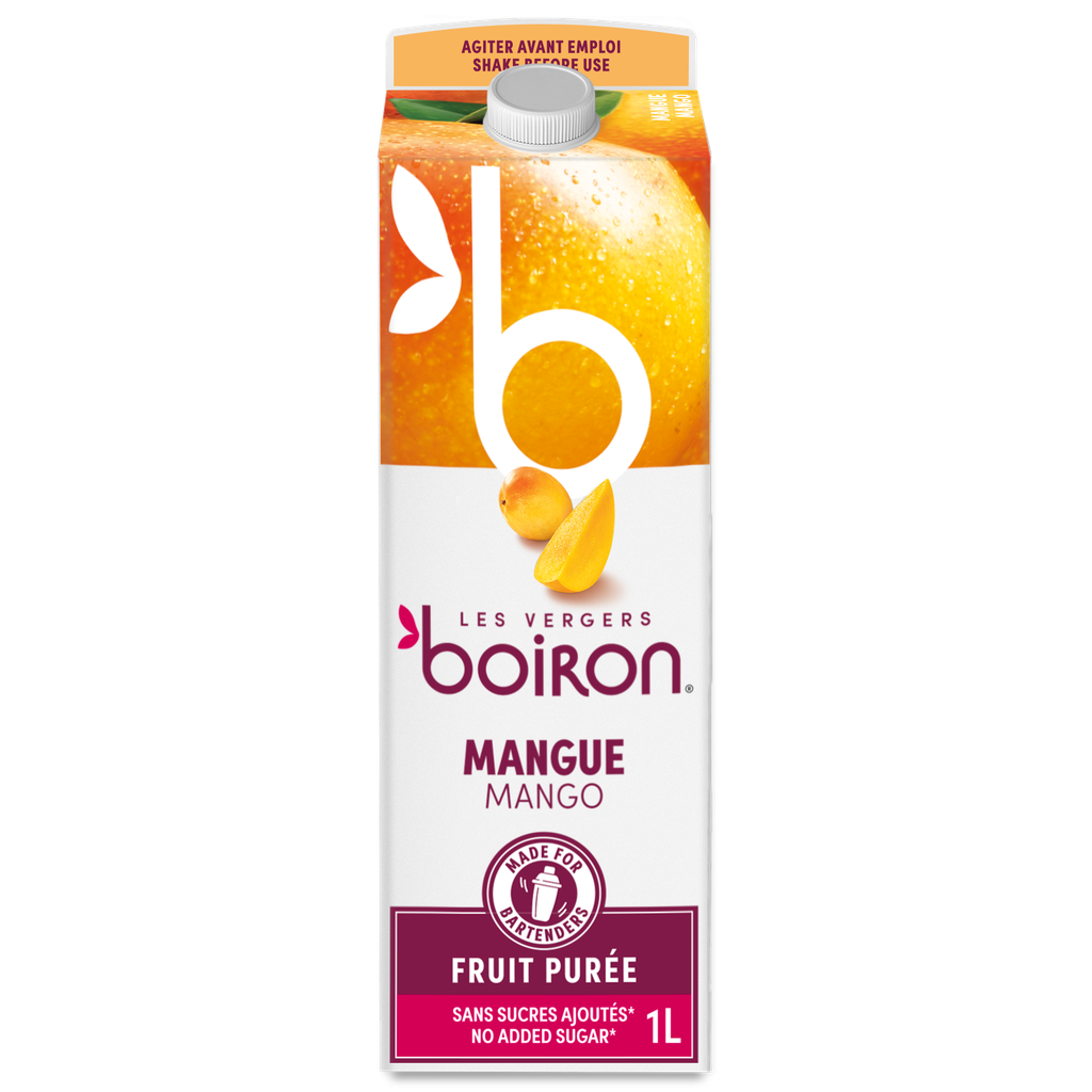 BOIRON PUREE DE MANGUE PASTEURISEE 100% 1L