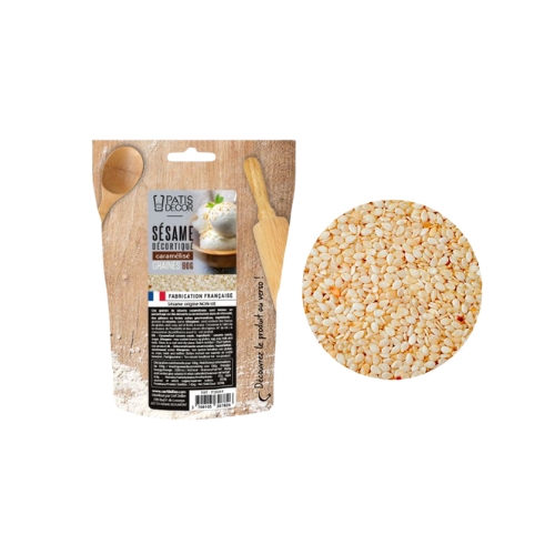 PATISDECOR CARAMELIZED SESAME SEEDS 90GR