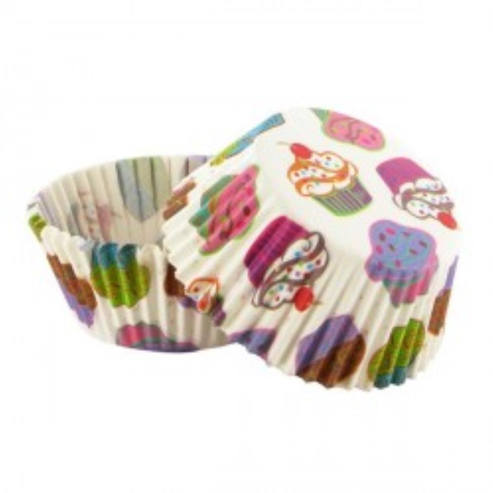 CUPCAKE HOUDER DECORATIE CUPCAKE 50 STUKS