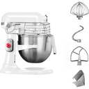 KITCHENAID ARTISAN 6,9L KEUKENMIXER WIT PRO KOMLIFT (MET NOODSTOP EN GRILLBESCHERMING)
