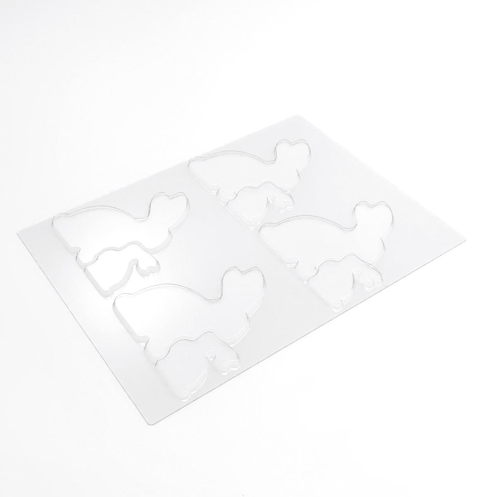 040150 PCB MOLDS RABBIT TABLETS FOR 8 PIECES 15X14 CM 2PCS ***S/CD***