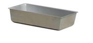 EMBOSSED BREAD PLATE 21X12 CM HT6CM ALUMINIZED