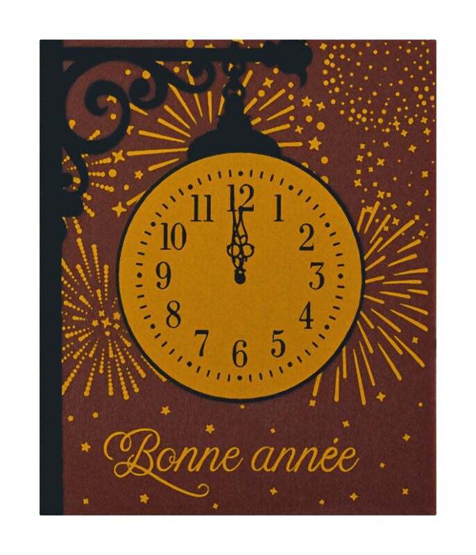 087118 PCB RECTANGLES CL CLOCK 6X5 CM 100PCES ***S/CDE***