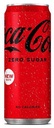 BOISSON COCA COLA *ZERO* CANETTE SLEEK 30 X 33CL