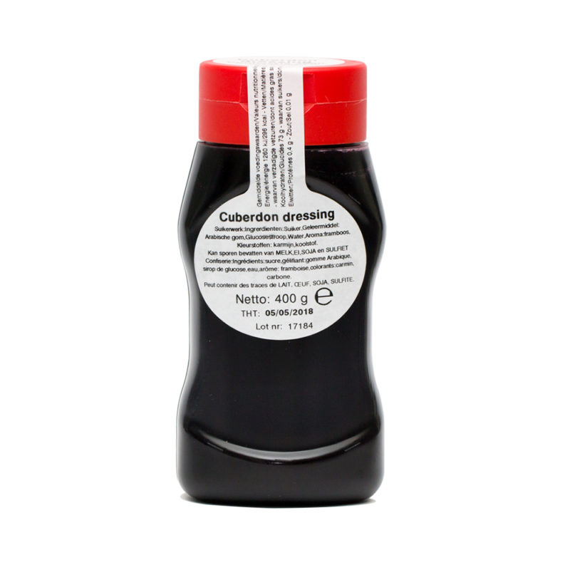 TOPPING SYRUP CUBERDON SQUEEZER 400GR