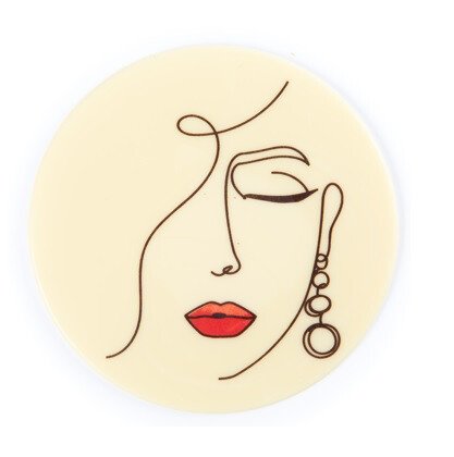 2011091 ROUND MADAME 7.5CM 12PCS ***S/CDE***