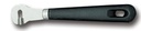FISCHER STAINLESS STEEL RIGHT-HANDED GROOVE BLACK HANDLE