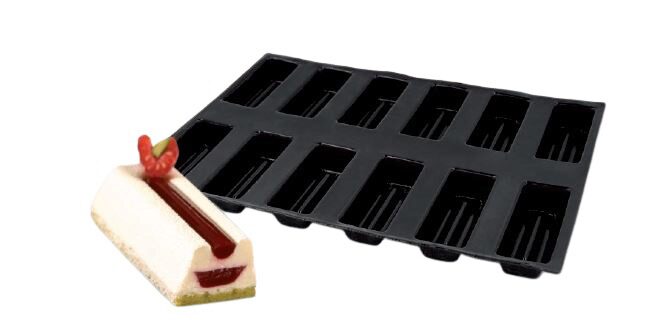 FP-01158 FLEXIPAN® ORIGINELE INGOT MET HOLTE 60X40CM 24EMP 10X4CM H2.5CM VOL 70ML